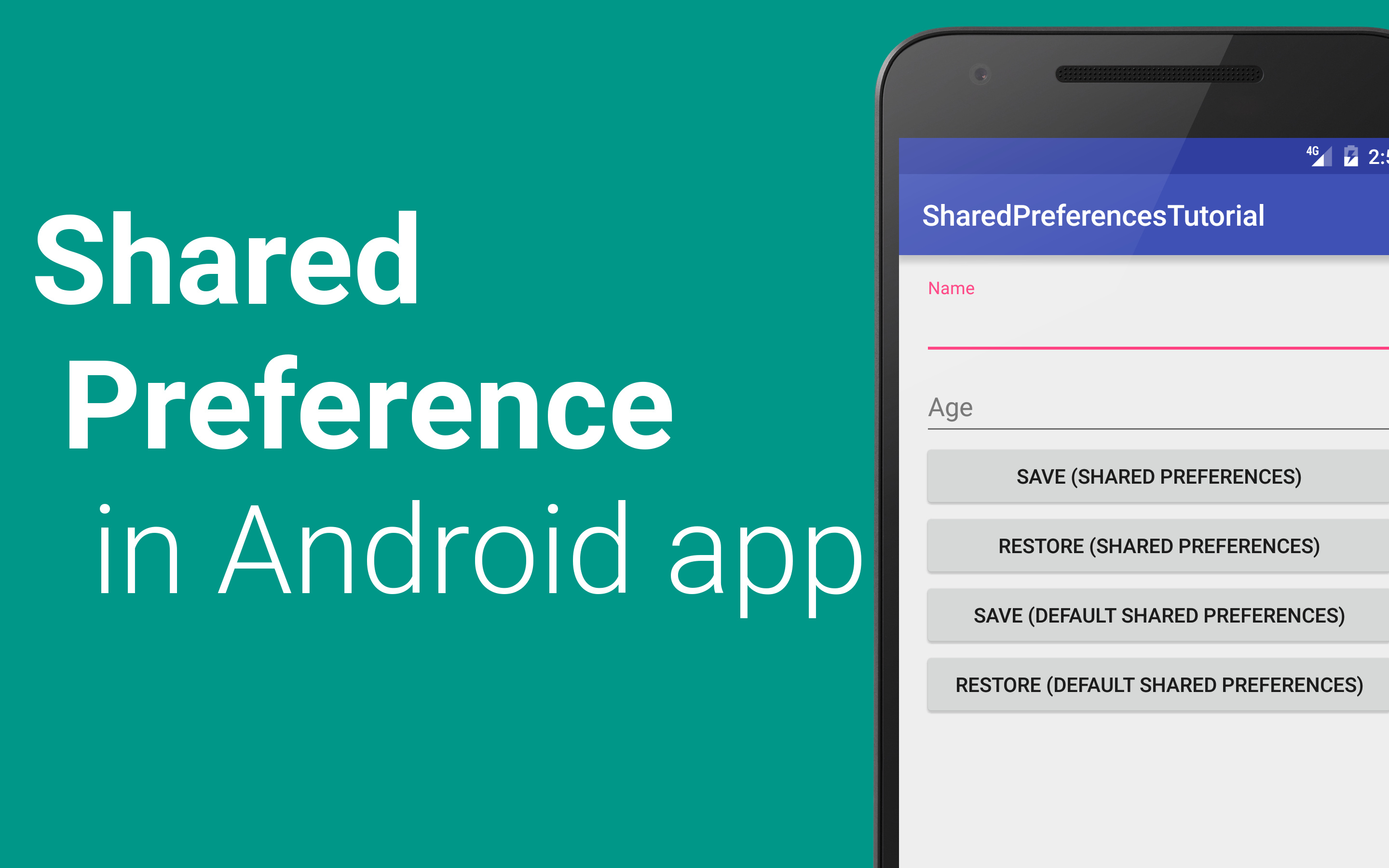 Shared Preferences چیست؟ و آموزش استفاده از  Shared Preferences  در اندروید